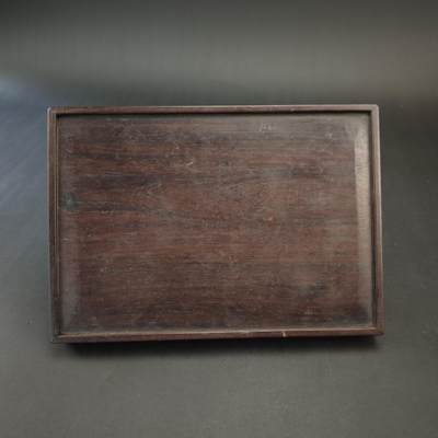 上海都达杂项专场九（全场包邮） - 清 红木镂空茶盘1-334