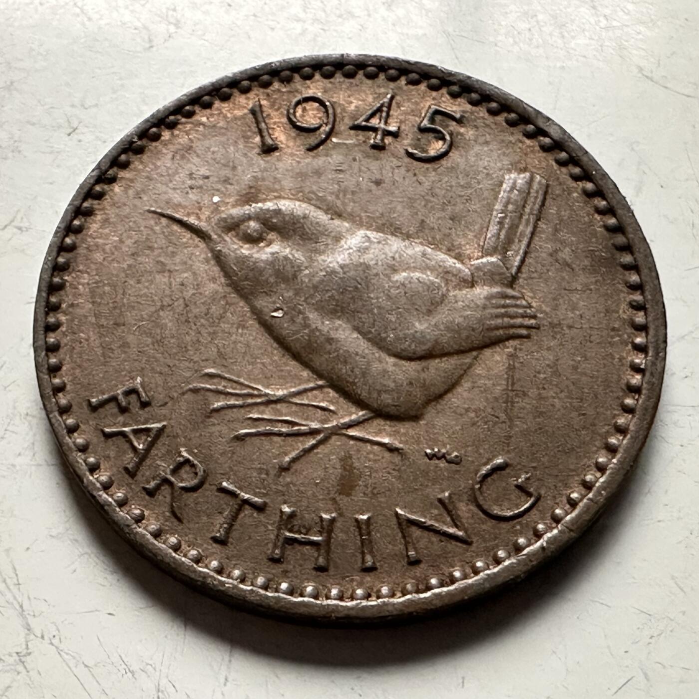 🌹外币初藏🌹🐯2026年第13场  每周二四六晚8️⃣点 接代拍 英国1945年一法新 d