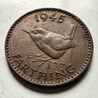 🌹外币初藏🌹🐯2026年第13场  每周二四六晚8️⃣点 接代拍 - 英国1945年一法新 d