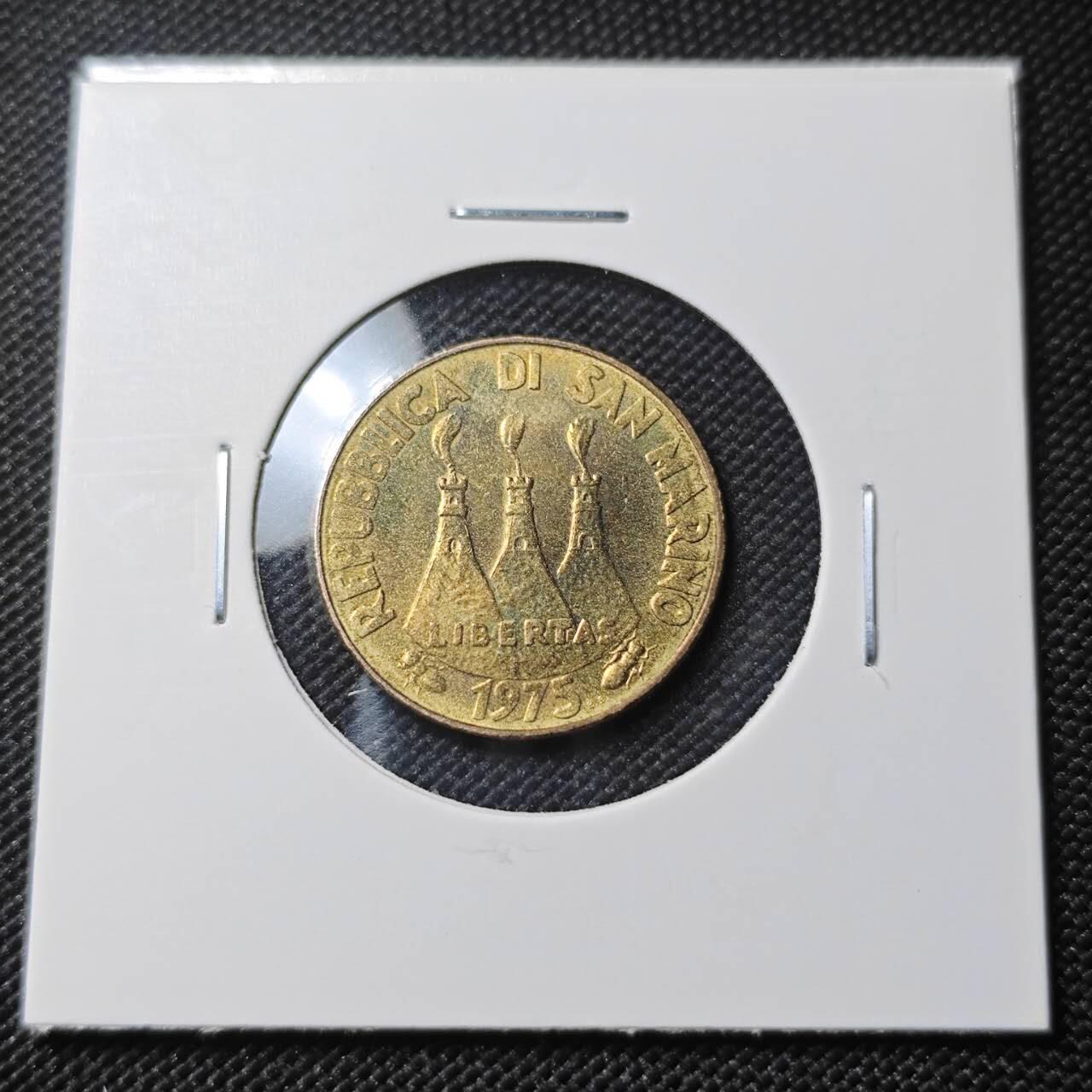 KK钱币收藏小铺  第390期  2月预留时间 周末发货  圣马力诺20里拉