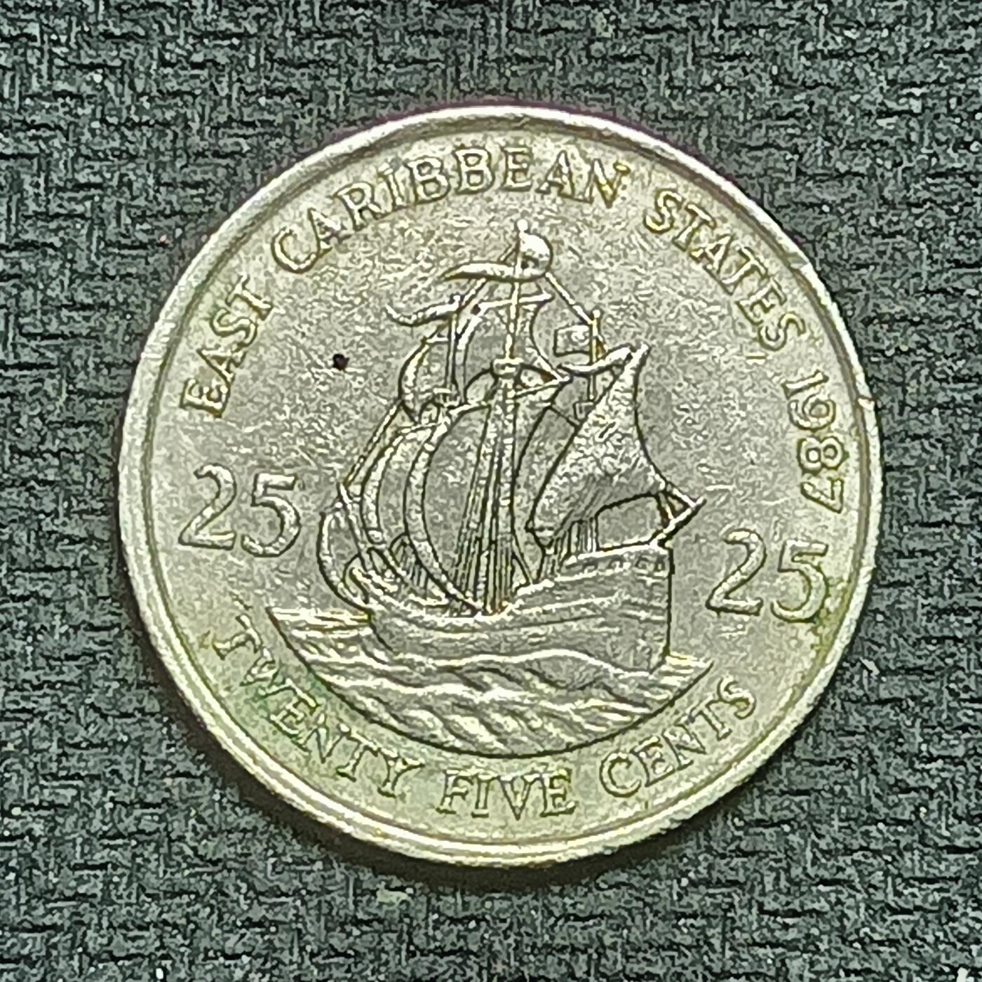 新2026B第六组世界各国精品钱币奖章纪念章花钱401-830 799东加勒比25分