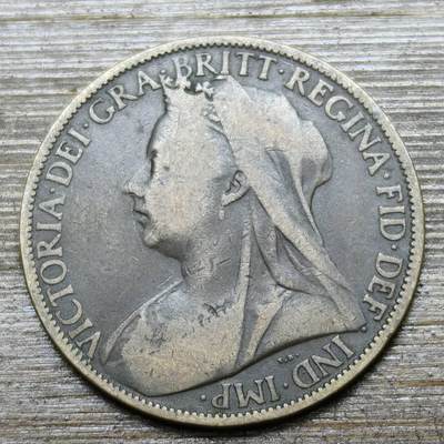 【铜匠收藏】★第141★散币专场 不寄存，30包邮。不满30元，支付5元运费。《接受代拍 代送NGC评级》 - 69【无寄存】英国1901年1便士 披纱