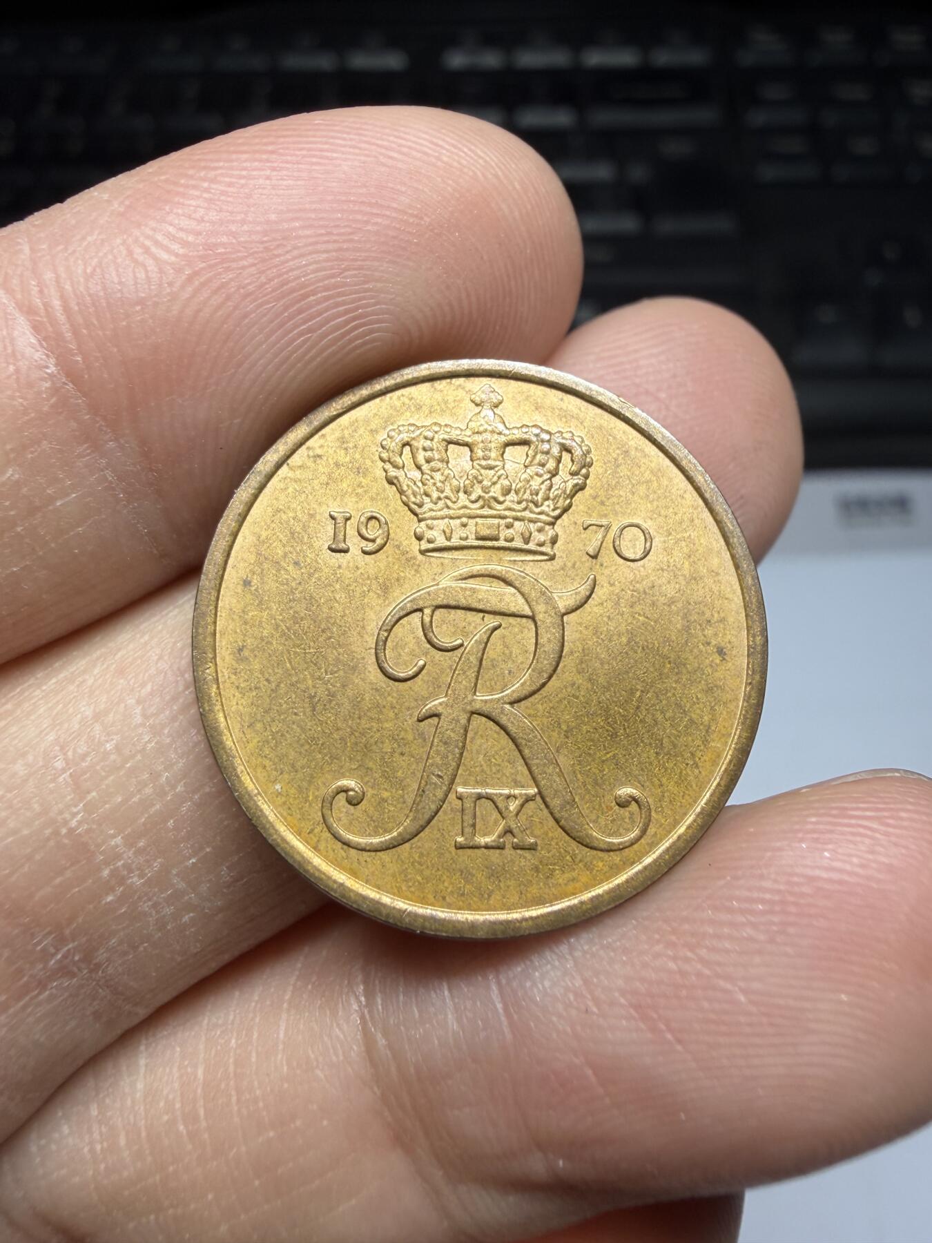 2025年集古藏今外币拍卖第二期-第1场—（总第301拍），可以寄存60天，满160元包邮。 1970年丹麦5欧尔