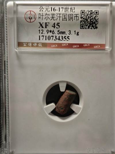 113期新疆红钱粟特钱币丝路钱币专场 - 叶尔羌汗国铜币