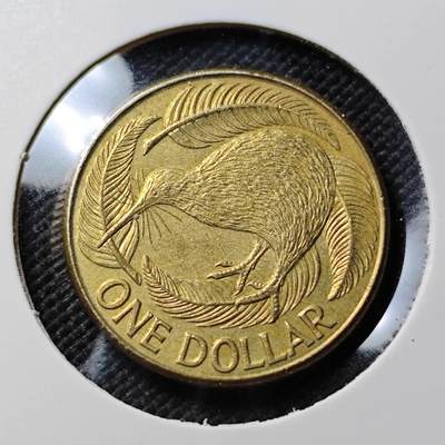 KK钱币收藏小铺  第390期  2月预留时间 周末发货 -  新西兰1元