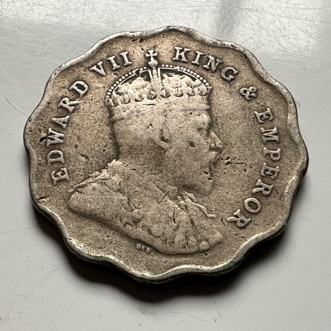 🌹外币初藏🌹🐯2026年第13场  每周二四六晚8️⃣点 接代拍 英属印度1907年1安娜