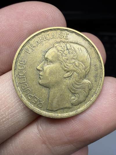 2025年集古藏今外币拍卖第二期-第1场—（总第301拍），可以寄存60天，满160元包邮。 - 1952年法国20法郎