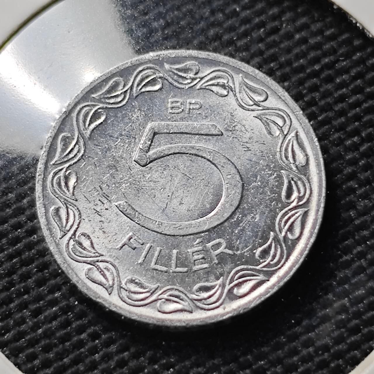 KK钱币收藏小铺  第390期  2月预留时间 周末发货  匈牙利5菲勒 少女