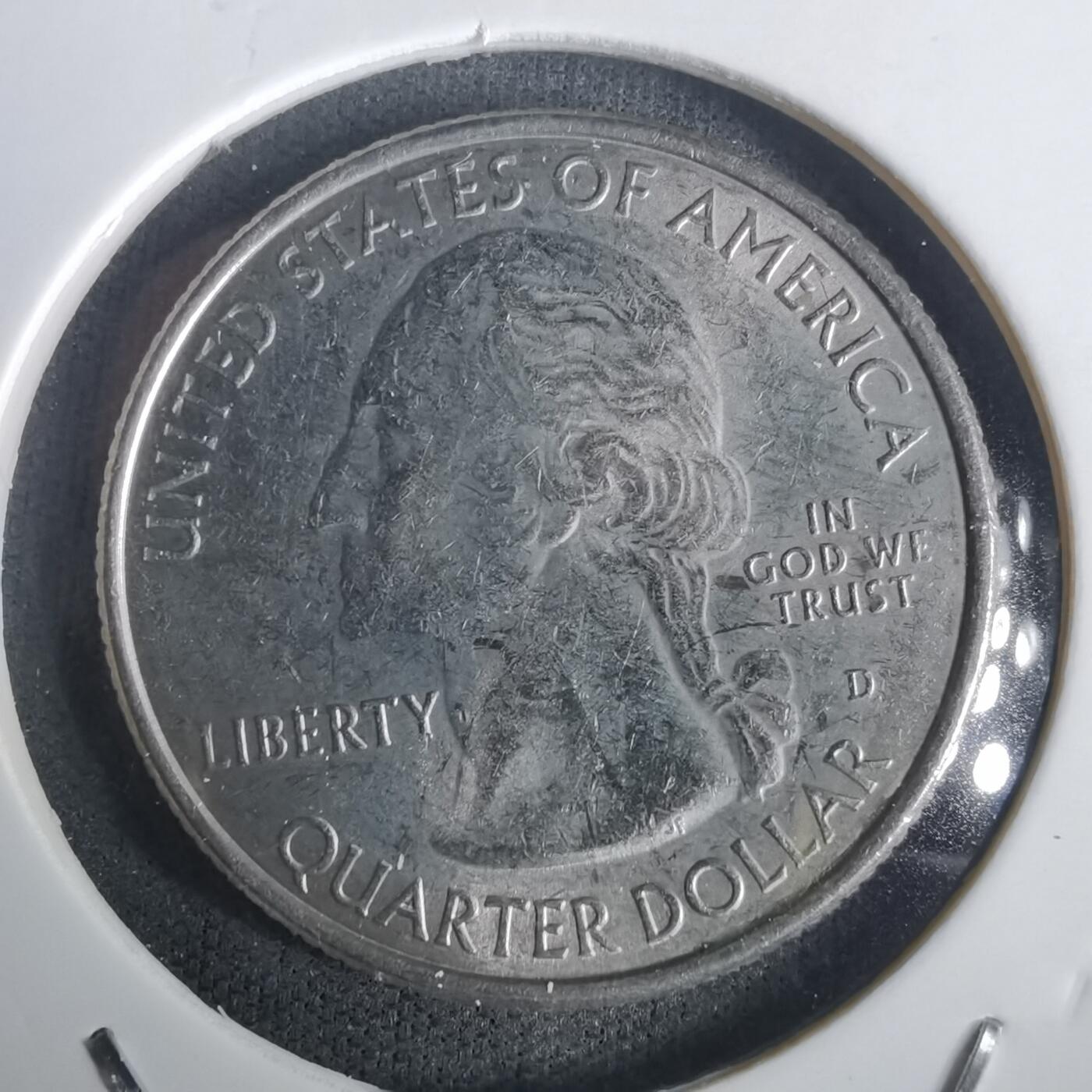 沼泽如烟--第976场 美国2014年25分纪念币