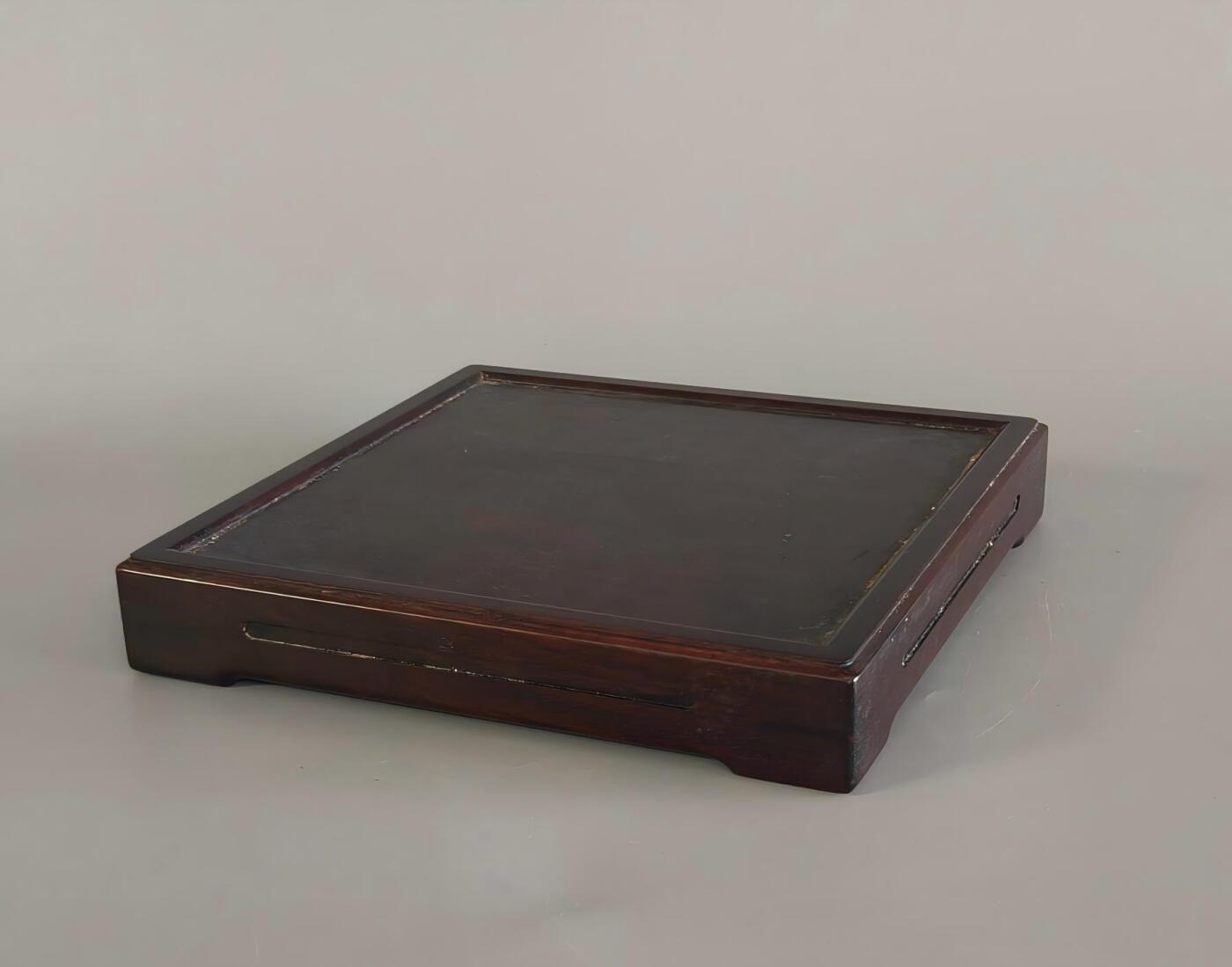 上海都达杂项专场九（全场包邮） 清 红木四方茶盘1-260