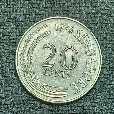 新2026B第六组世界各国精品钱币奖章纪念章花钱401-830 - 804新加坡20分