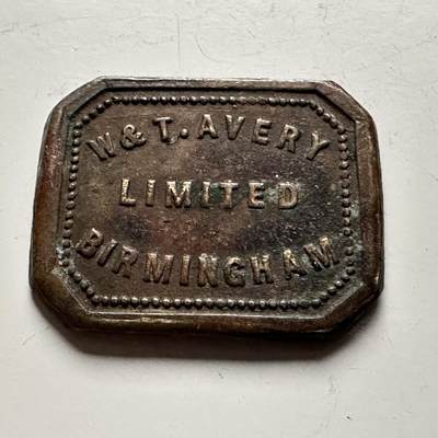 🌹外币初藏🌹🐯2026年第13场  每周二四六晚8️⃣点 接代拍 - 英国伯明翰W&T Avery公司1打兰药衡砝码 重约3.888克