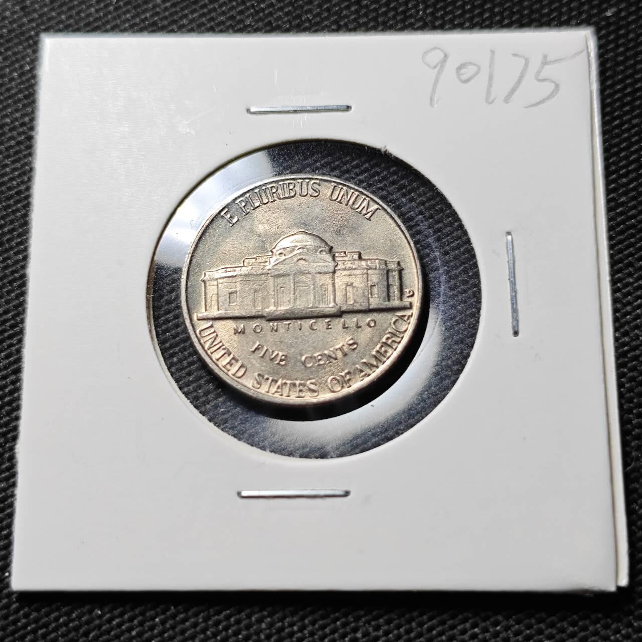 KK钱币收藏小铺  第390期  2月预留时间 周末发货  1959美国5分 好品