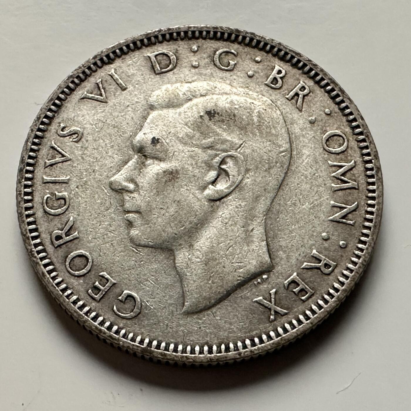 🌹外币初藏🌹🐯2026年第13场  每周二四六晚8️⃣点 接代拍  英国1946年1先令银币 5.65克50%银