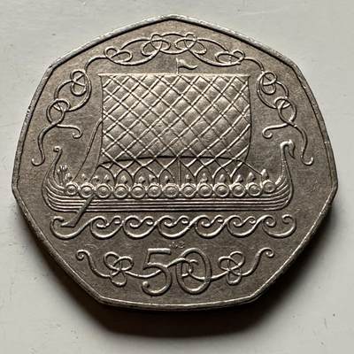 🌹外币初藏🌹🐯2026年第13场  每周二四六晚8️⃣点 接代拍 - 马恩岛1980年50便士