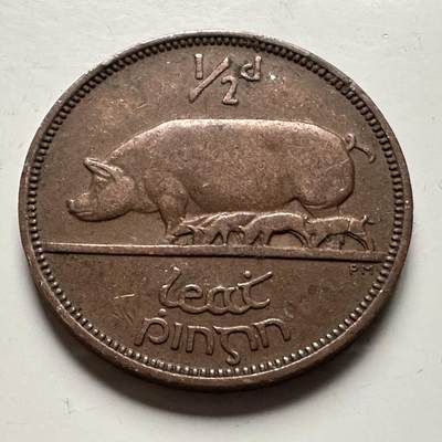 🌹外币初藏🌹🐯2026年第13场  每周二四六晚8️⃣点 接代拍 - 爱尔兰1942年1/2便士