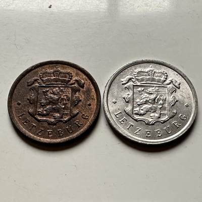 🌹外币初藏🌹🐯2026年第13场  每周二四六晚8️⃣点 接代拍 - 卢森堡25分 铜铝一对