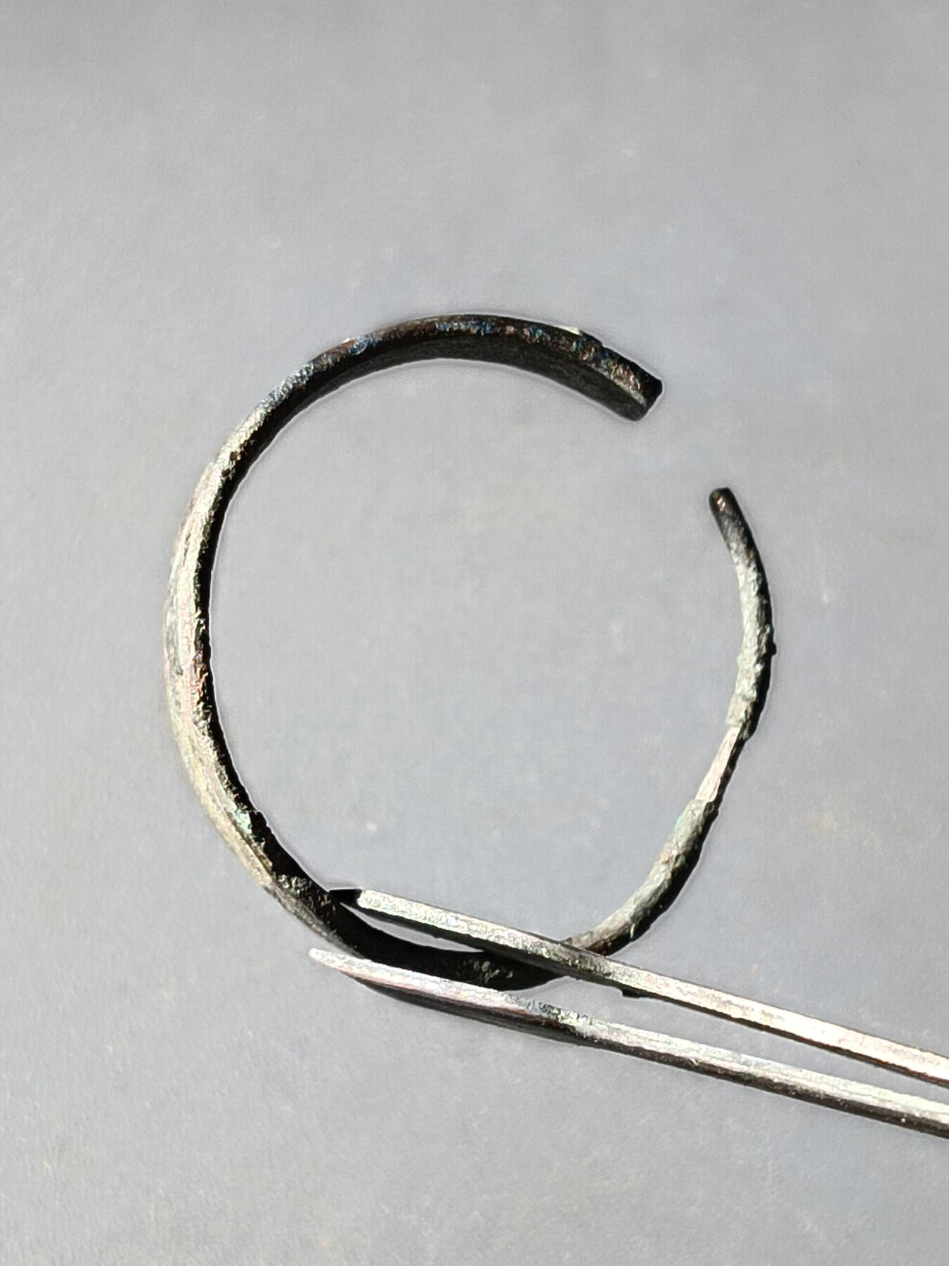 113期新疆红钱粟特钱币丝路钱币专场 老铜戒指