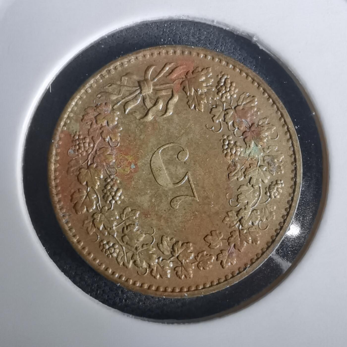 沼泽如烟--第976场 瑞士1984年五分