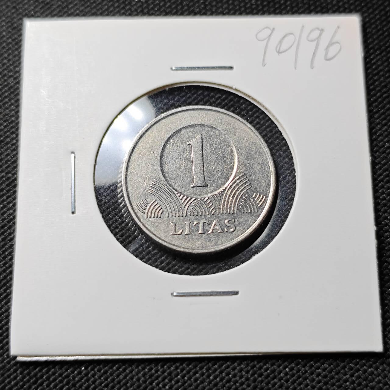 KK钱币收藏小铺  第390期  2月预留时间 周末发货  立陶宛1立特
