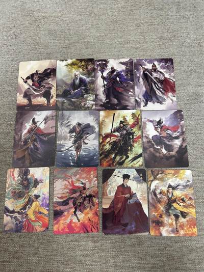 喜灰玩卡拍卖第四期，接代拍，免佣金帮卡友们拍卖，欢迎送拍，释放现金流，让自己有资金可以购买更多喜欢的卡牌，让别的卡友能淘到更多心仪的卡牌 - 百相豪侠录 普卡散配 一组12张