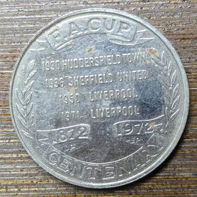 【铜匠收藏】★第141★散币专场 不寄存，30包邮。不满30元，支付5元运费。《接受代拍 代送NGC评级》 - 14【无寄存】英国曼联 1972年足总杯 纪念章
