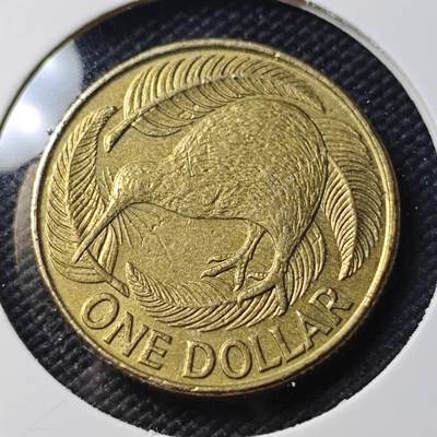 KK钱币收藏小铺  第390期  2月预留时间 周末发货 -  新西兰1元