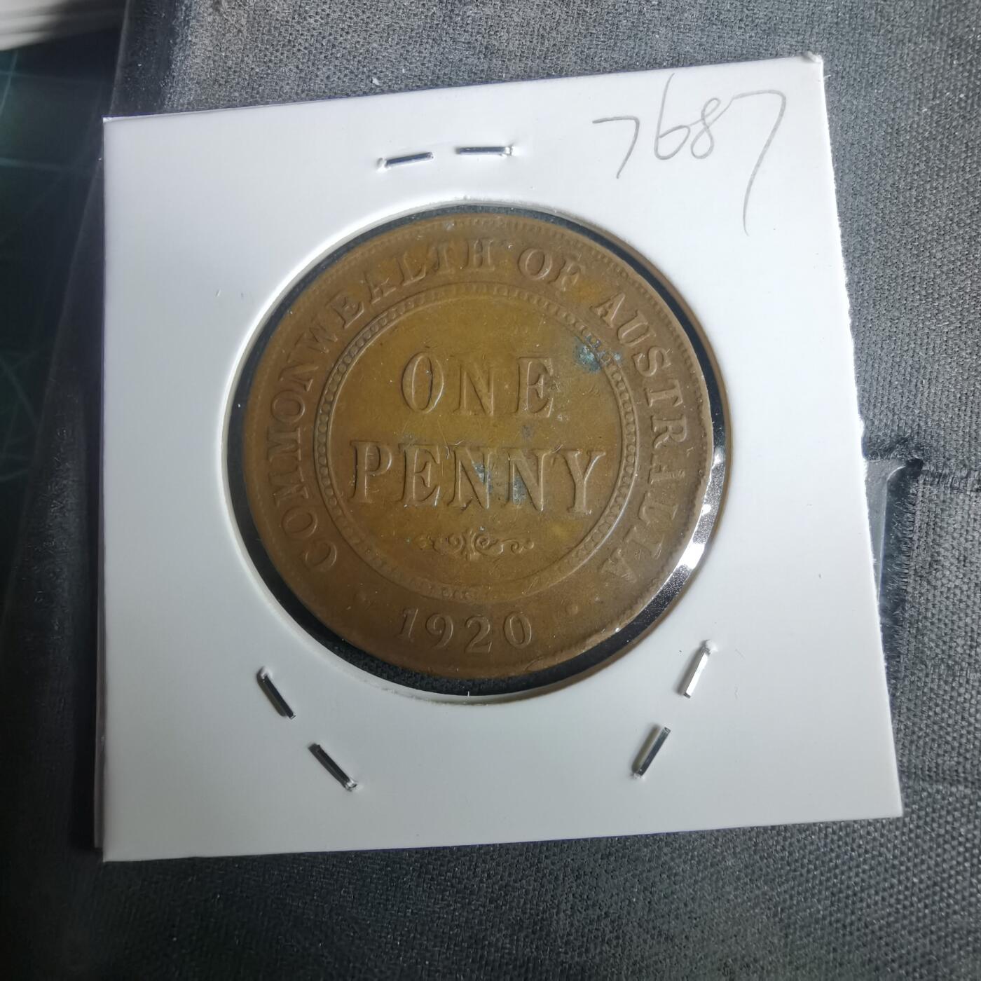 沼泽如烟--第976场 澳大利亚1920年1便士