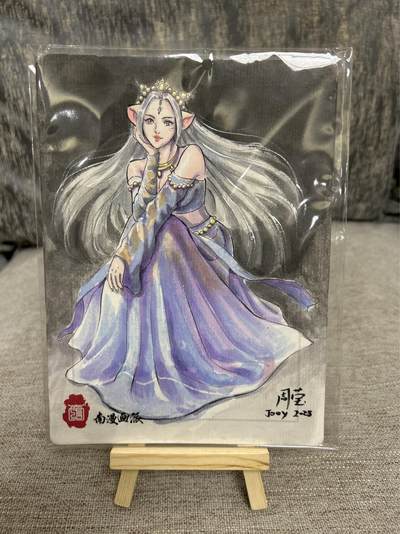 喜灰玩卡拍卖第四期，接代拍，免佣金帮卡友们拍卖，欢迎送拍，释放现金流，让自己有资金可以购买更多喜欢的卡牌，让别的卡友能淘到更多心仪的卡牌 - 南漫画派 周莹老师手绘原稿