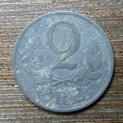 【铜匠收藏】★第141★散币专场 不寄存，30包邮。不满30元，支付5元运费。《接受代拍 代送NGC评级》 - 12【无寄存】德占丹麦 1943年 2欧尔锌币