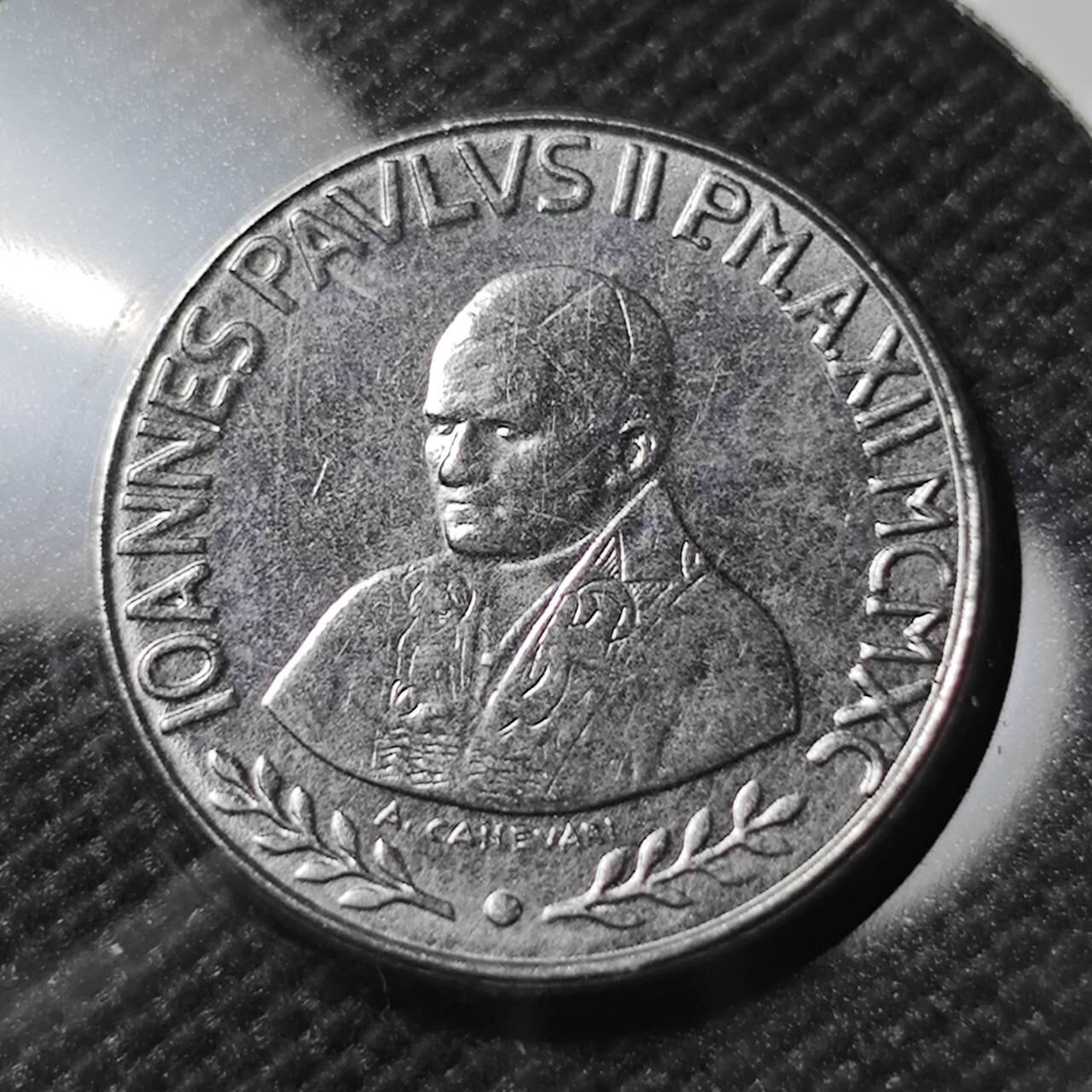 KK钱币收藏小铺  第390期  2月预留时间 周末发货  梵蒂冈50里拉