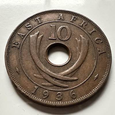 🌹外币初藏🌹🐯2026年第13场  每周二四六晚8️⃣点 接代拍 - 英属东非1936年爱八10分 KN版