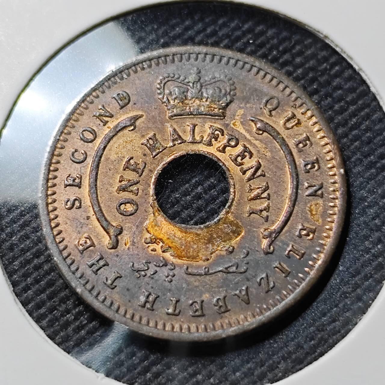 KK钱币收藏小铺  第390期  2月预留时间 周末发货  1959英属尼日利亚半便士铜币