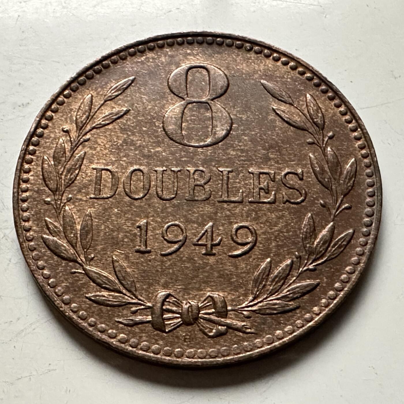 🌹外币初藏🌹🐯2026年第13场  每周二四六晚8️⃣点 接代拍 根西岛1949年八道布