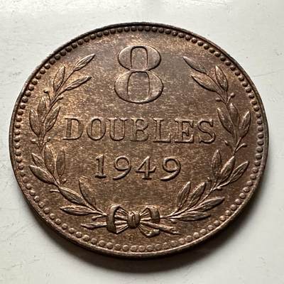 🌹外币初藏🌹🐯2026年第13场  每周二四六晚8️⃣点 接代拍 - 根西岛1949年八道布