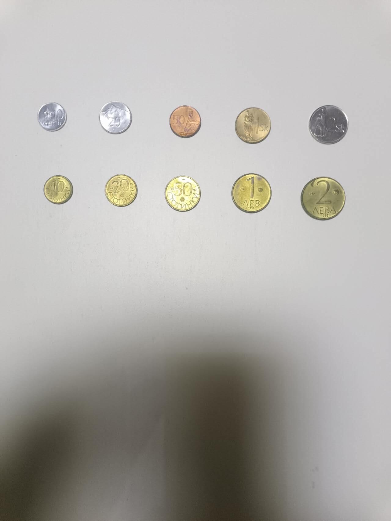 【20260129】非全新纸币和硬币第330场 欧洲国家10枚硬币不同版本