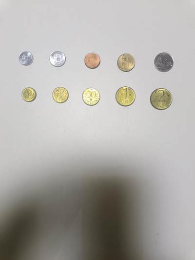 【20260129】非全新纸币和硬币第330场 - 欧洲国家10枚硬币不同版本