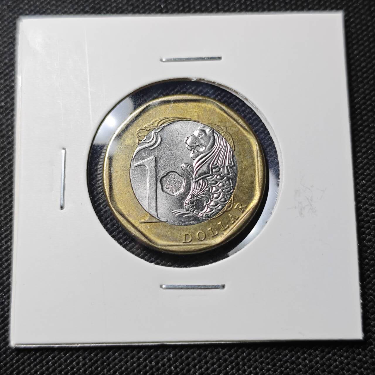 KK钱币收藏小铺  第390期  2月预留时间 周末发货  新加坡1元