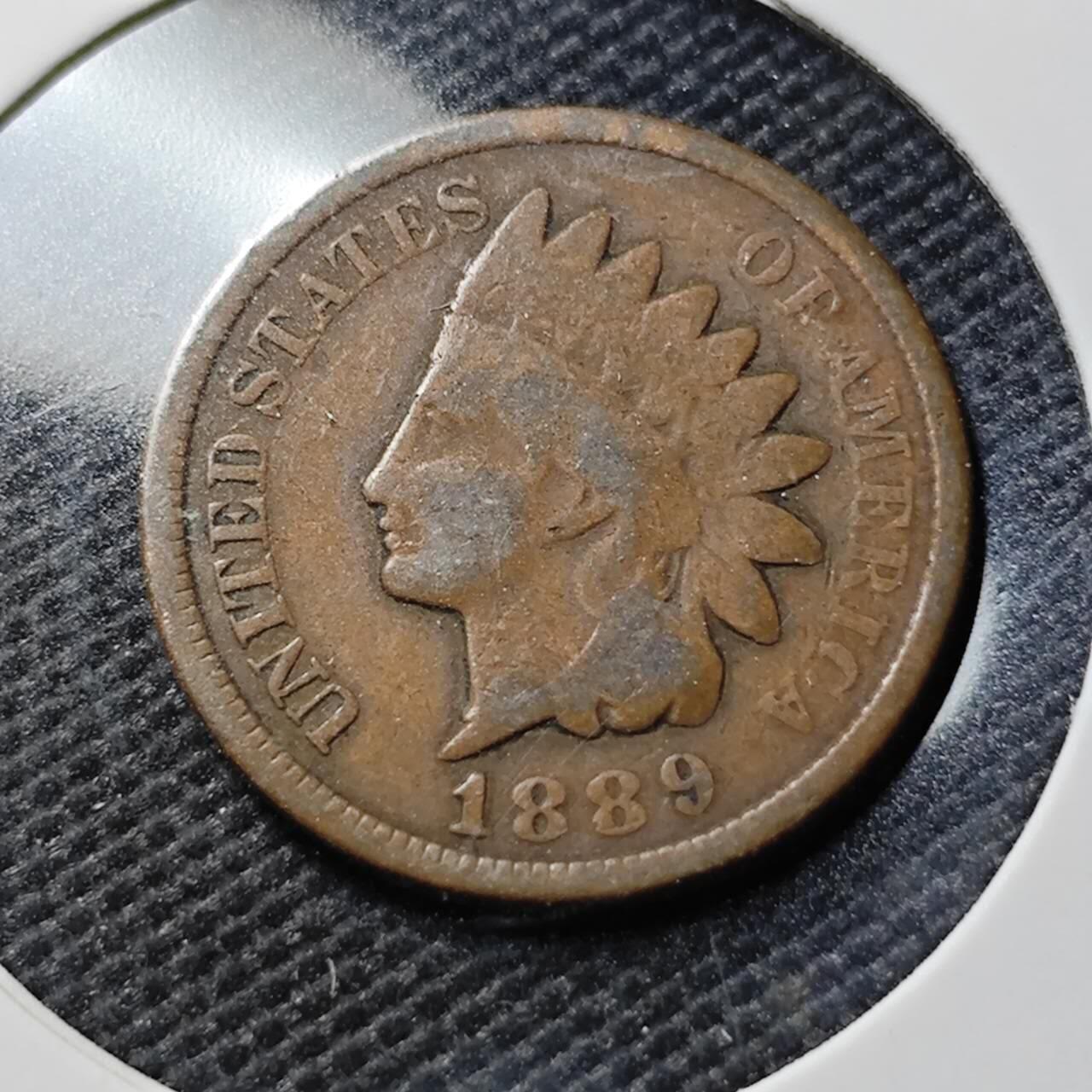 KK钱币收藏小铺  第390期  2月预留时间 周末发货  1889美国1分