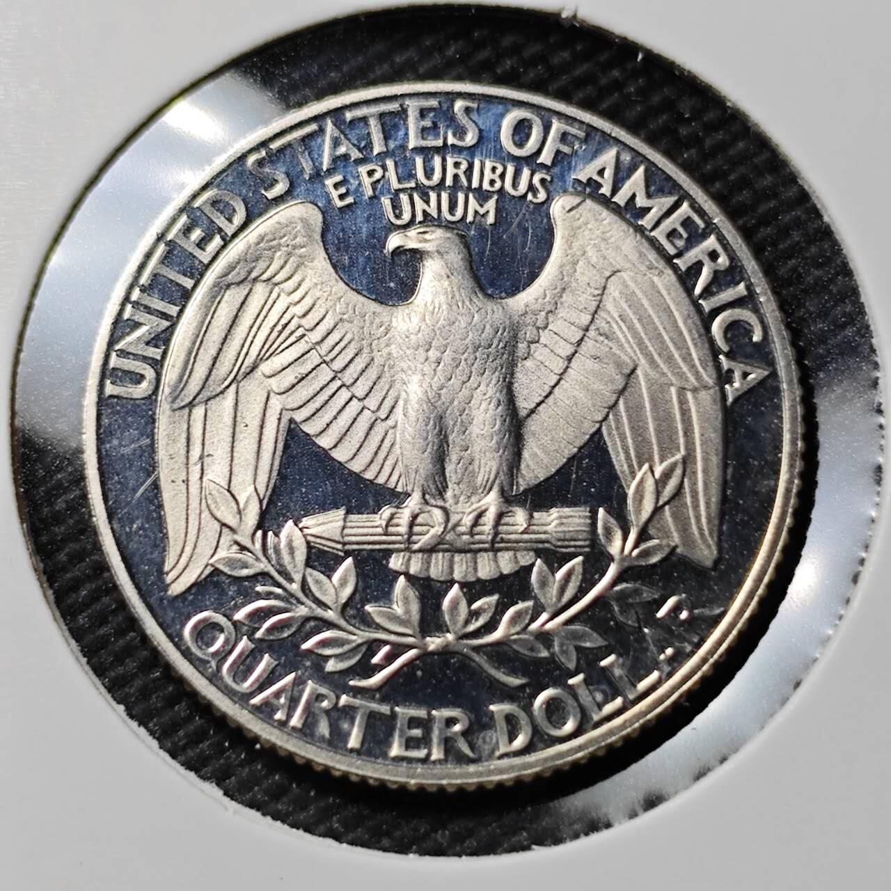 KK钱币收藏小铺  第390期  2月预留时间 周末发货  1987美国25分精制币