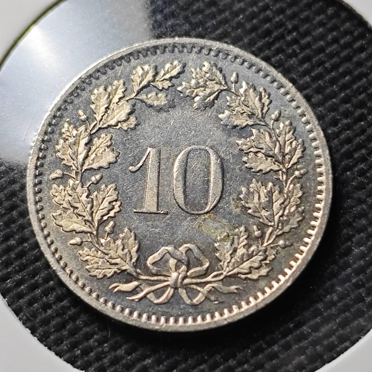 KK钱币收藏小铺  第390期  2月预留时间 周末发货  1981瑞士10分 好品