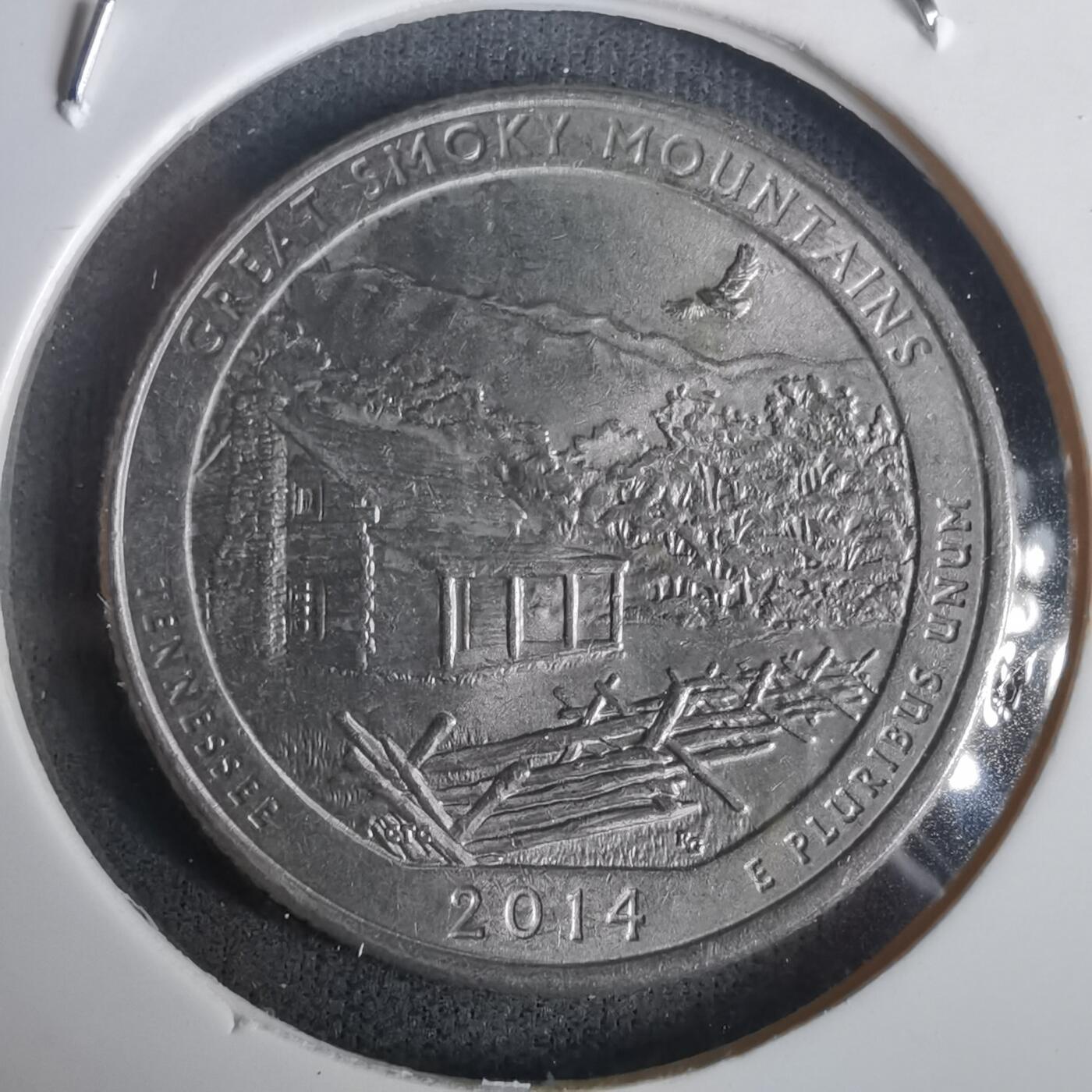 沼泽如烟--第976场 美国2014年25分纪念币