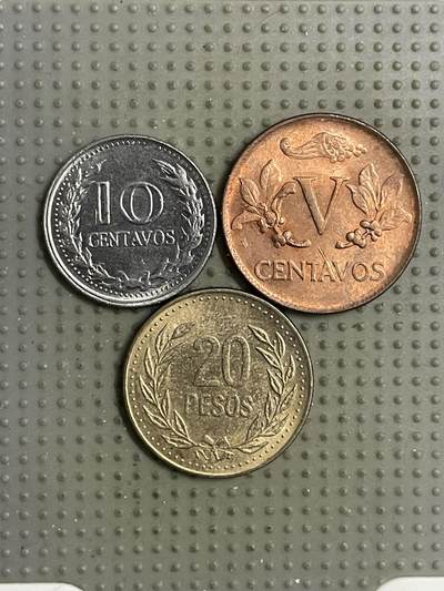 2026年第18场各国散币拍卖（总第168场） - 哥伦比亚3枚