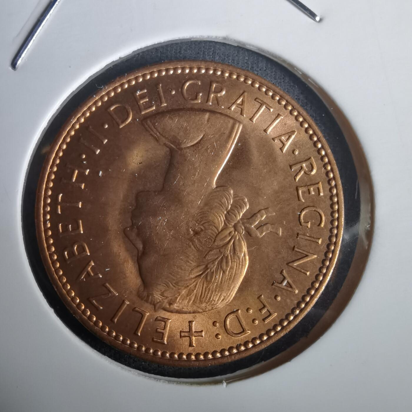 沼泽如烟--第976场 英国1967年半便士