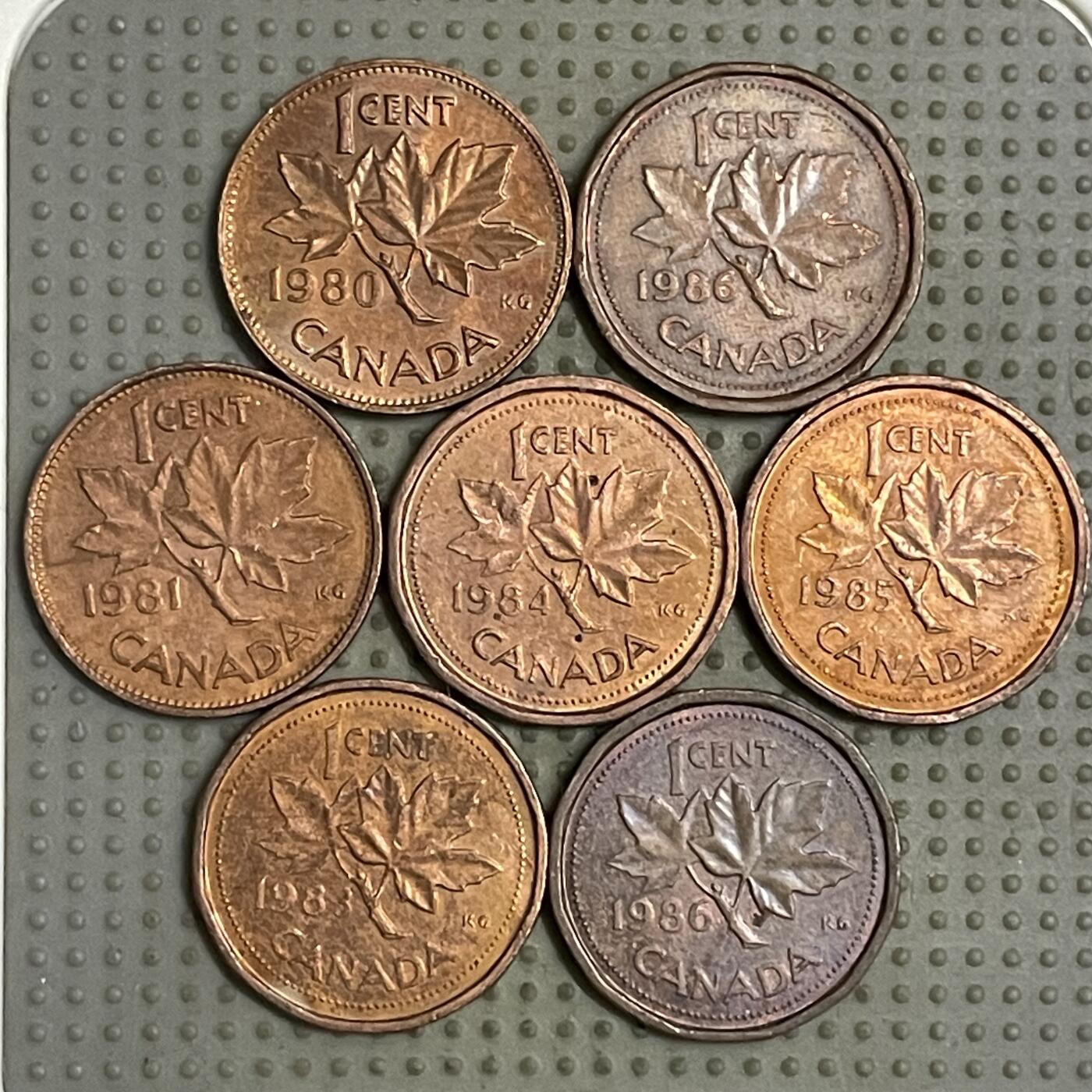 2026年第18场各国散币拍卖（总第168场） 加拿大1分7枚