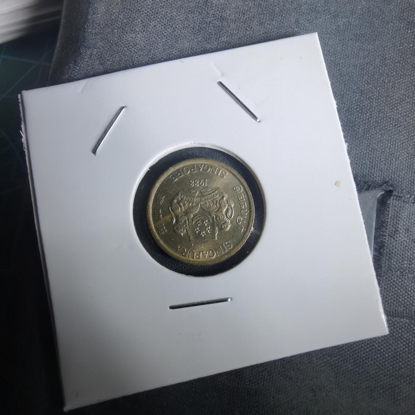 沼泽如烟--第976场 新加坡1988年五分