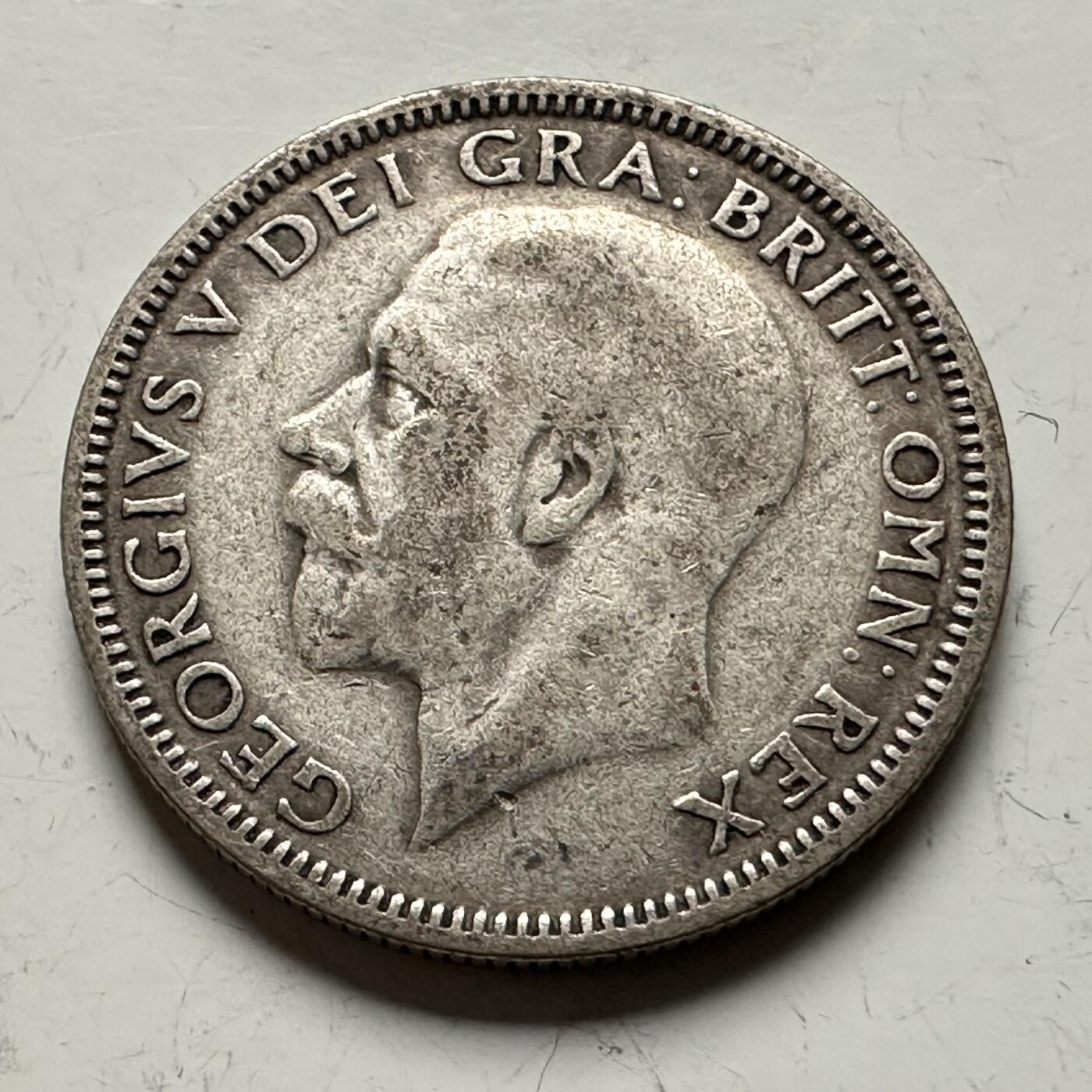 🌹外币初藏🌹🐯2026年第13场  每周二四六晚8️⃣点 接代拍  英国1934年1先令银币 5.65克50%银 a