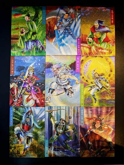 琦卡当当铺～第30期★★一大波美女正向你走来~支持寄存★★~【9点40结束】扫码加群抽[包邮券]~ - 油画水浒-扈三娘等9个人物-粗闪-9张