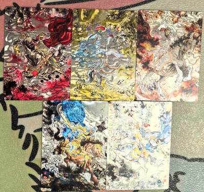 丫丫卡拍第27期（1月30日22点截拍） - 【光刻一套】莹彩意-墨染水浒《董洁莹》梁山五虎☆目前市面上最柔和感官的光刻卡