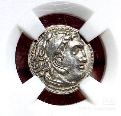 MS古希腊亚历山大大力神一德银币 - MS古希腊亚历山大大力神一德银币
